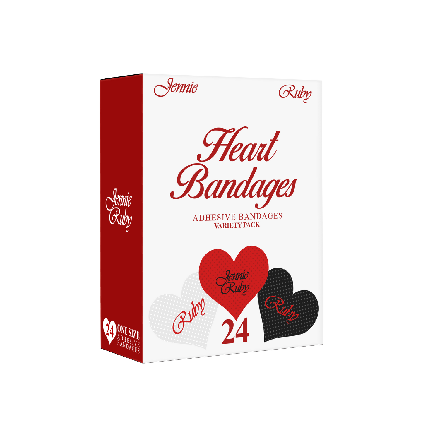 Ruby Heart Bandage Set