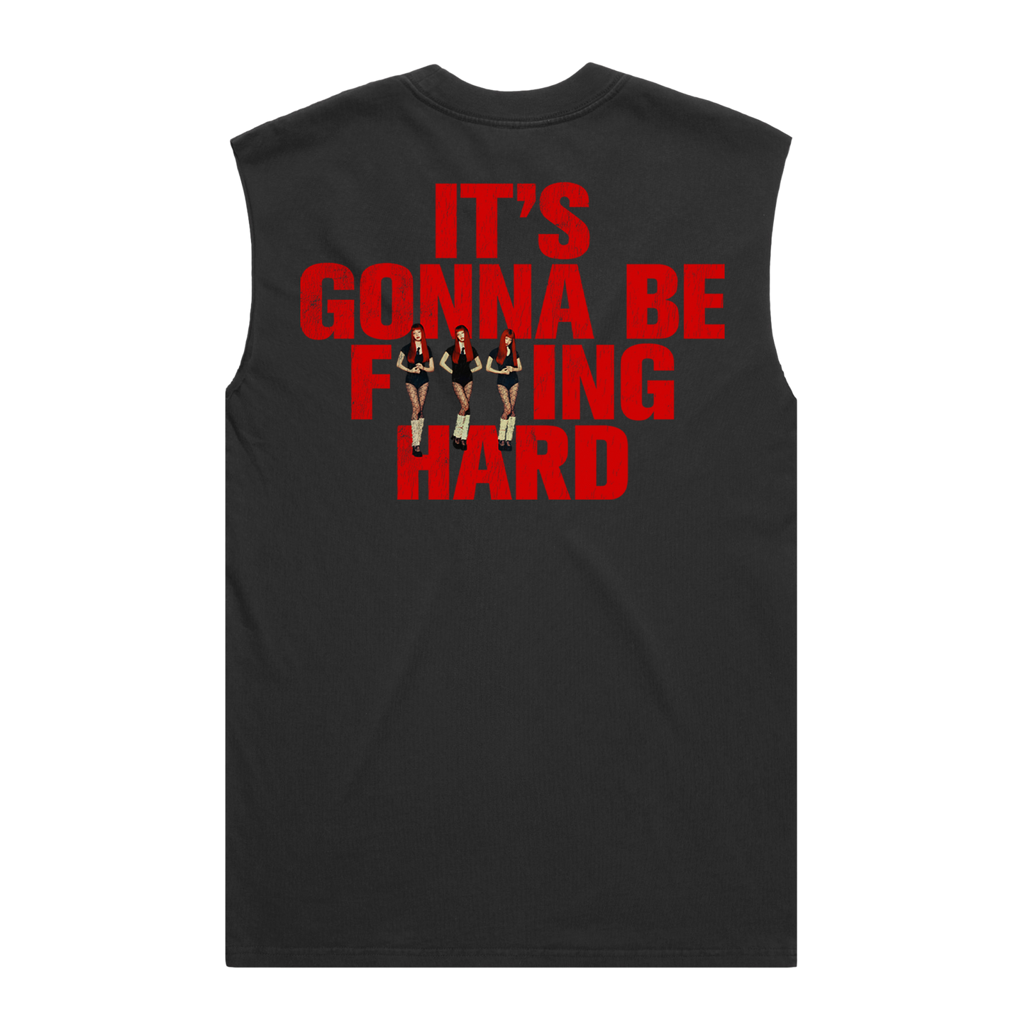 Like Jennie Statement Cut Off Tank