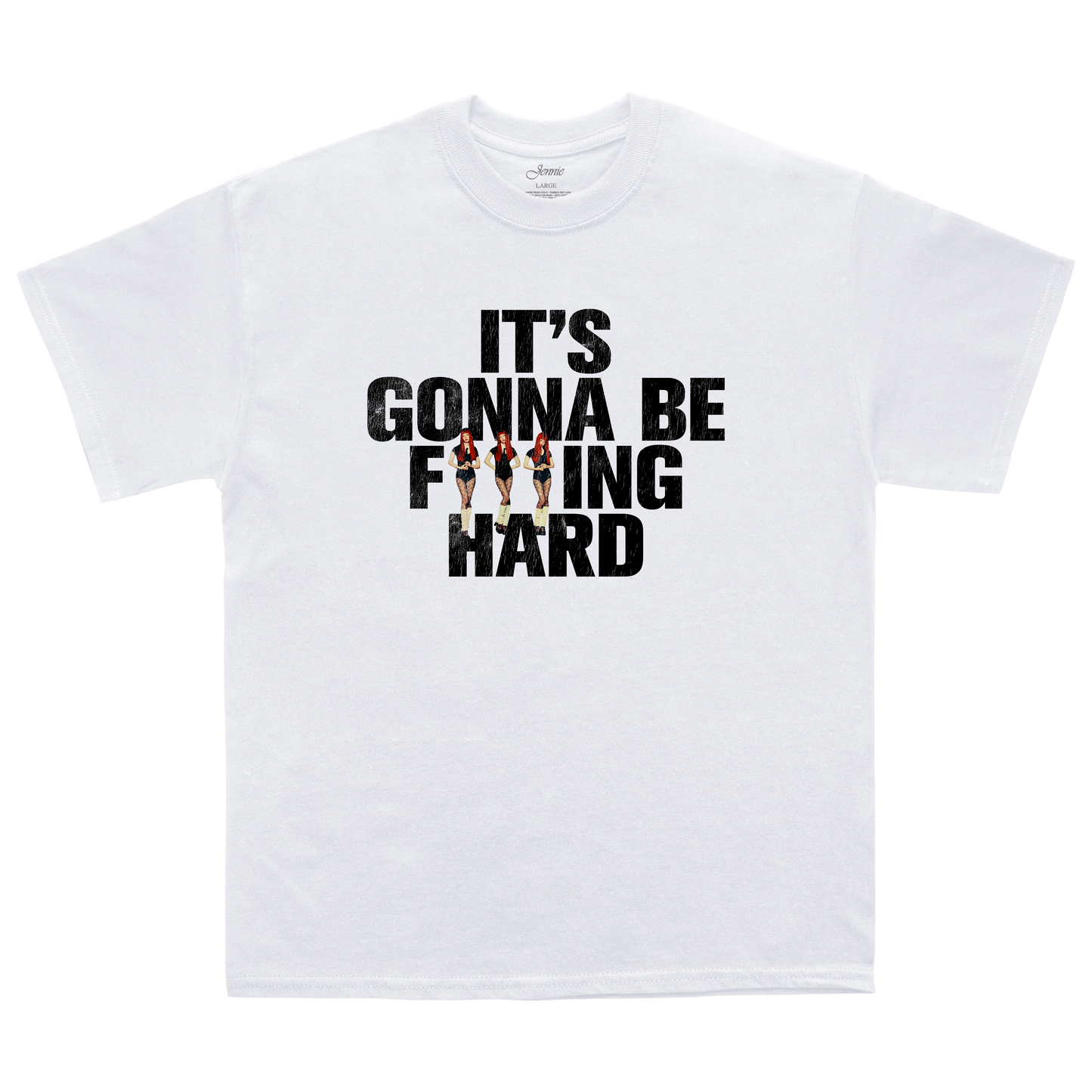 Like Jennie Statement Tee Black