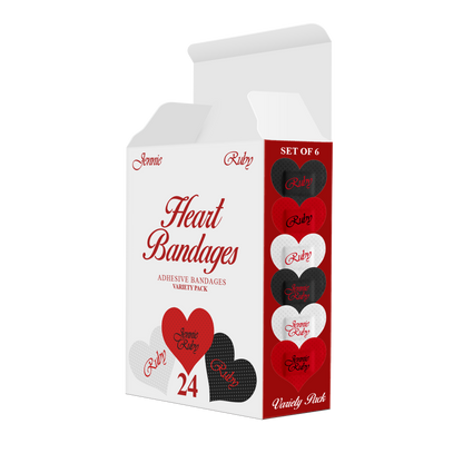 Ruby Heart Bandage Set